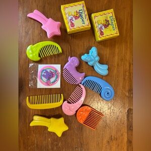 Lot of 12 vintage my little pony accessories. See description.